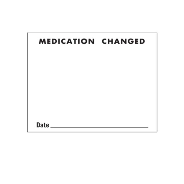 Nevs Printed Chart Tape Medication Changed Date NT60 Zoro